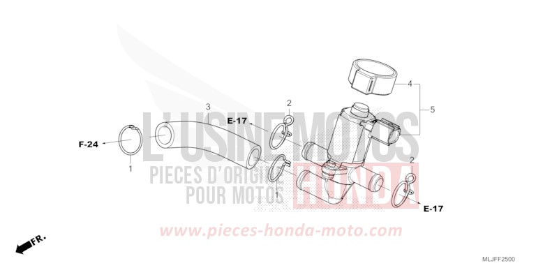 LUFTEINSPRITZVENTIL von Gold Wing MAT BALLISTIC BLACK METALLIC (NHA86) von 2025